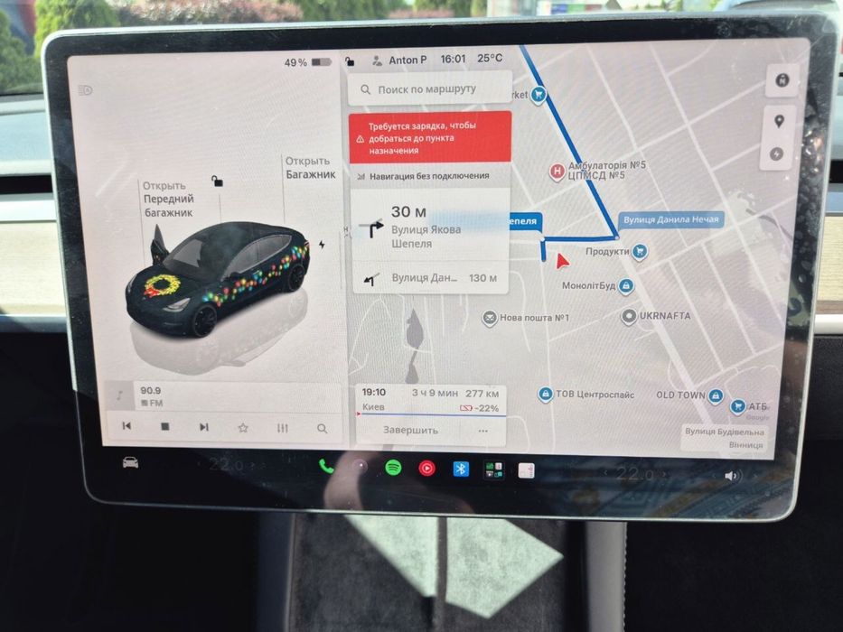 Tesla Model 3 Performance 500к.с. 22р 49 пробігу
