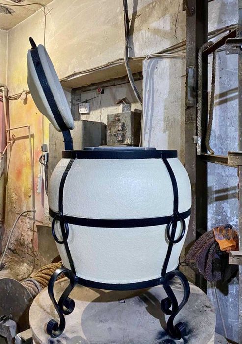 Тандыр утеплённый 90 100 120 литров толщина 15см