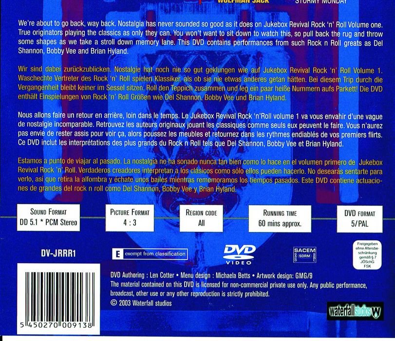 Juke-Box Revival - Rock'nRoll DVD - Como novo