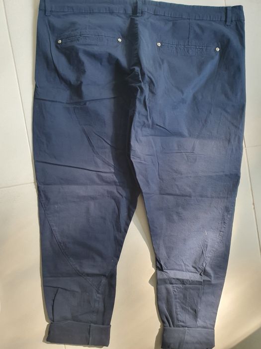 Granatowe letnie spodnie Cellbes rozmiar 54