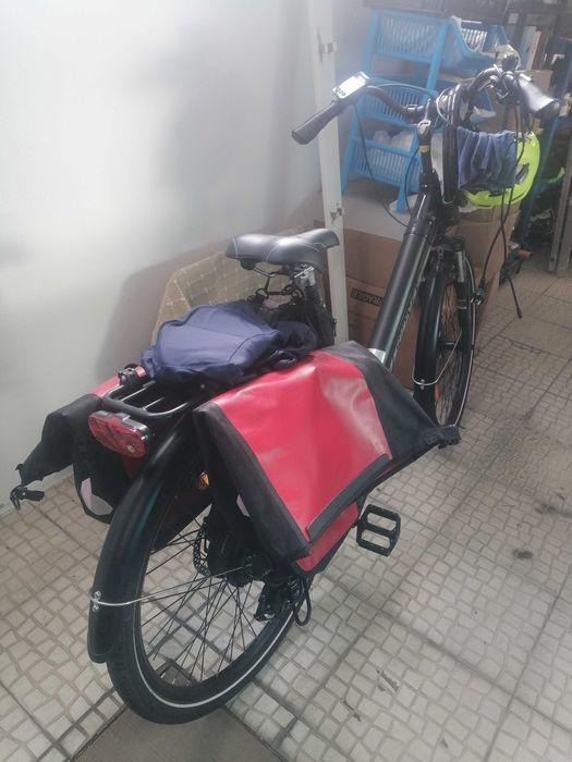 Bicicleta elétrica - com acessórios - aut. 100km