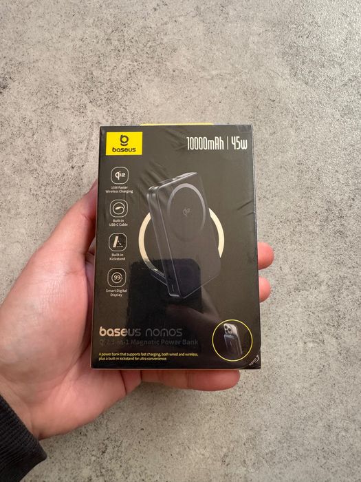 Повербанк Baseus Nomos Qi2 10000mAh 45W Magsafe