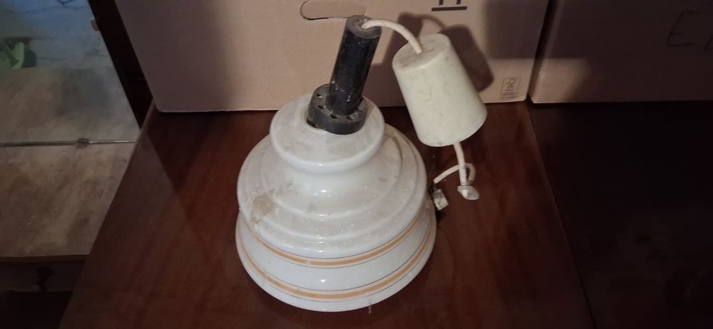 Lampa sufitowa PRL