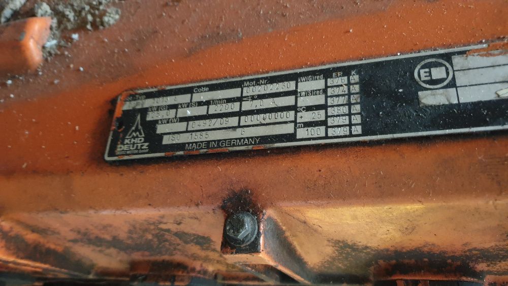 koparka atlas silnik deutz bf4m 1013 e sprężarka powietrza kompresor
