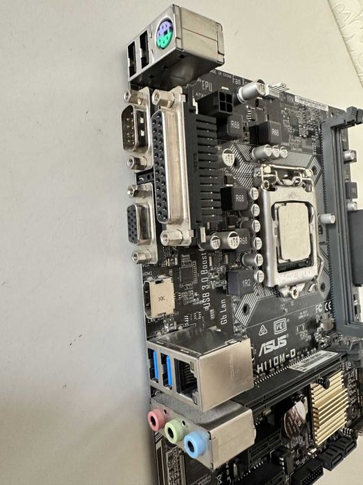 Материнская плата Asus H110M-D (s1151 + Процесор i5 7400