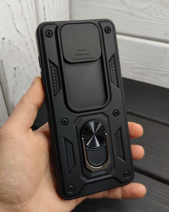 Чехол противоударный Xiaomi Poco X3 Pro/ X3 NFC Магнит. Шторка Чохол