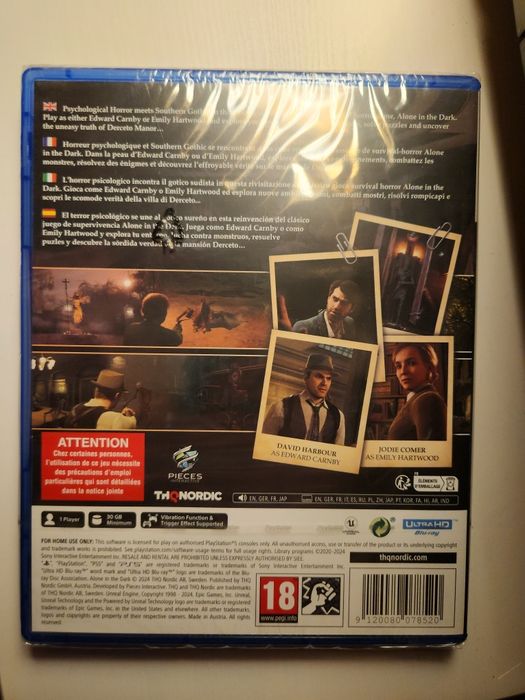 Alone in the dark Gra PS 5 NOWA