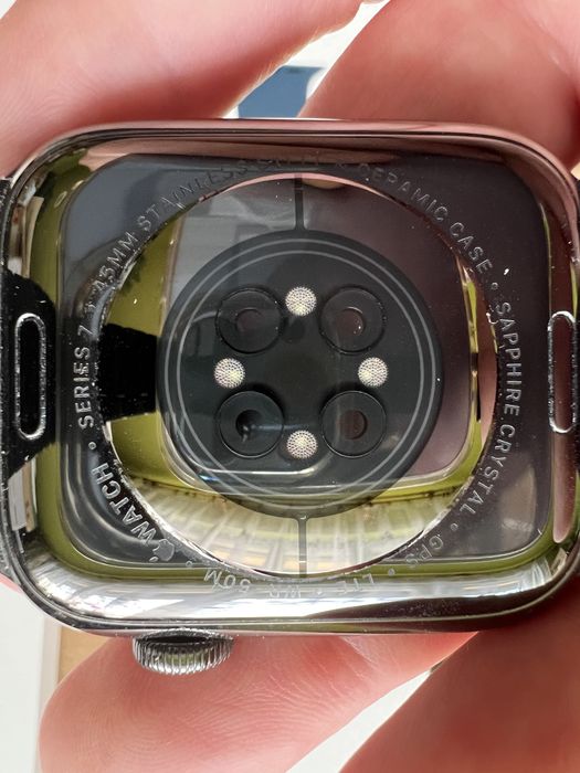 Apple Watch 7 GPS + Cellular 45mm Stal Nierdzewna (A2478) JAK NOWY !