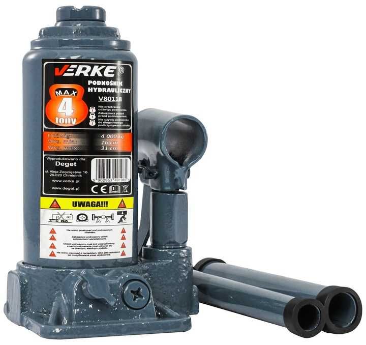 Podnośnik Hydrauliczny Słupkowy 4T Żaba Lewarek VERKE