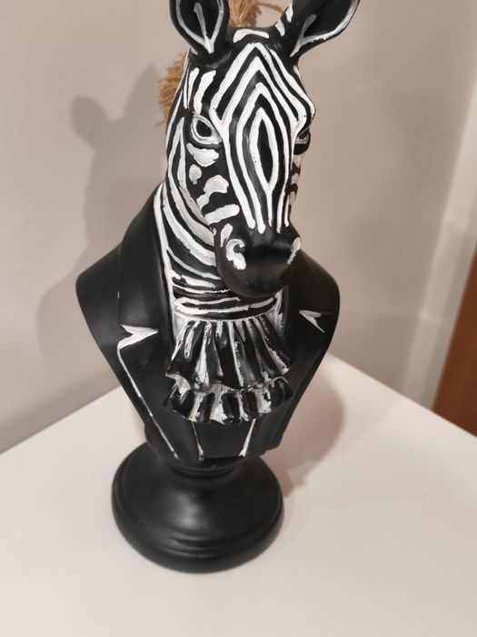 Decoração Premium / Luxo - Escultura Zebra, Excelente Qualidade