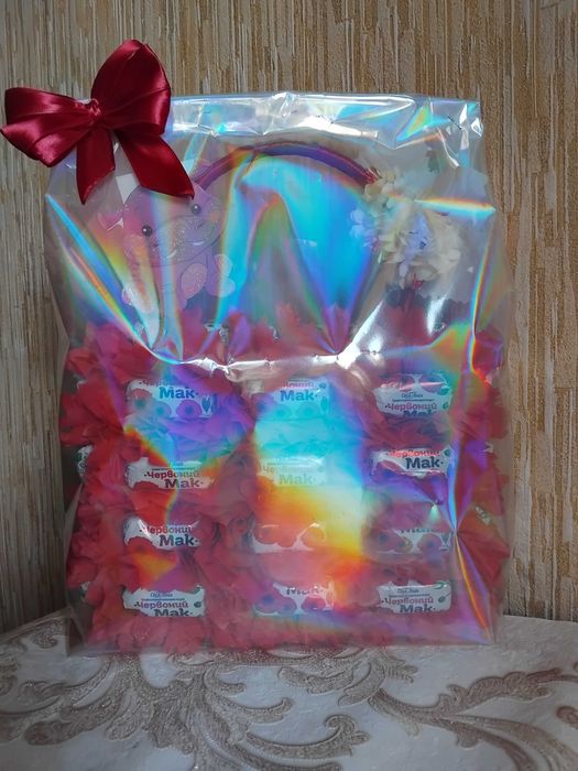 Солодкий подарунок з цукерок