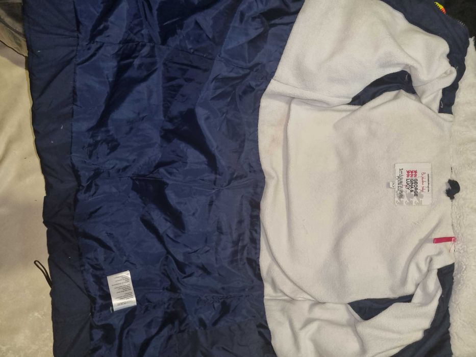 Длинная куртка пальто George Gina & Lucy темно-синяя, 152