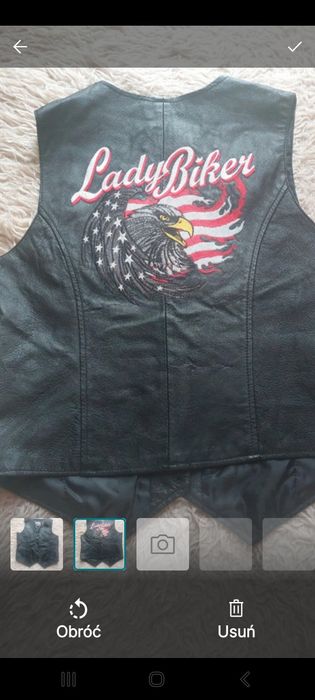 Damska kamizelka skorzana