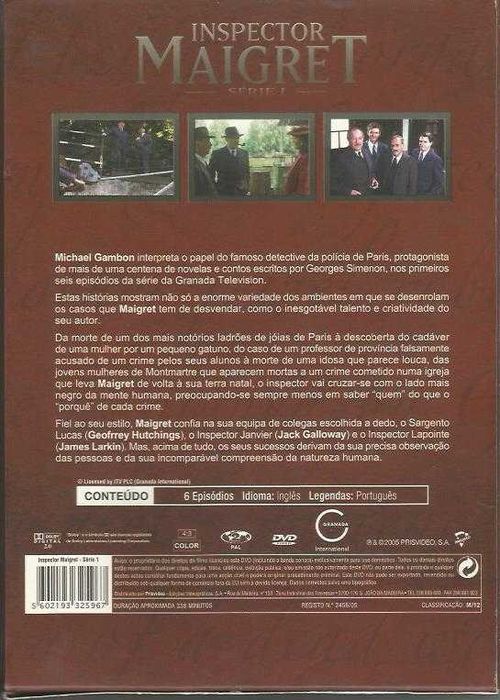 Inspector Maigret: Série I (3 DVD) (1992)