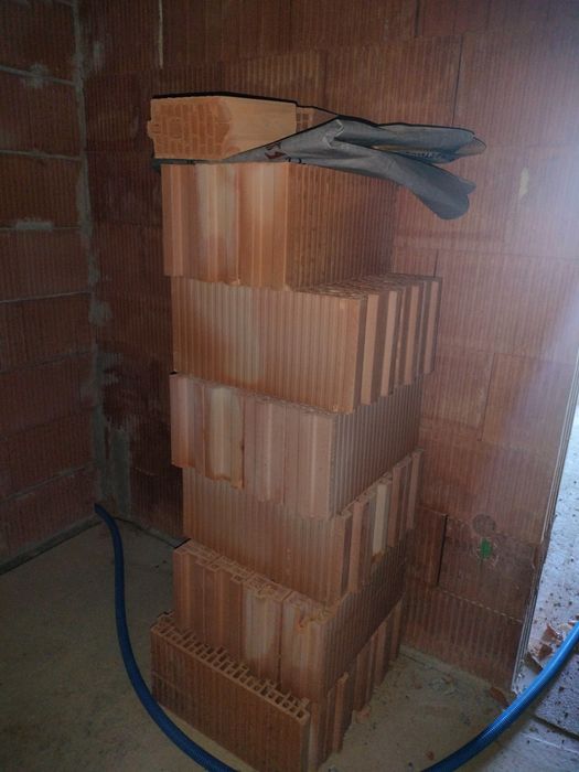 Pustak ceramiczny 11,5 cm pustaki czerwone 24 sztuki