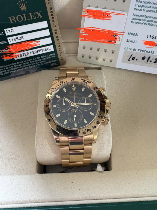 Rolex Daytona Yellow Gold 116528