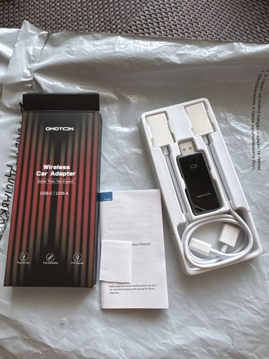 Бездротовий адаптер CarPlay / Android Auto (новий)