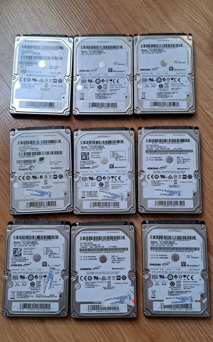 Dysk 1 tb HDD sata 2,5 Samsung Toshiba ps3 ps4 ps5 xbox TV sprawny