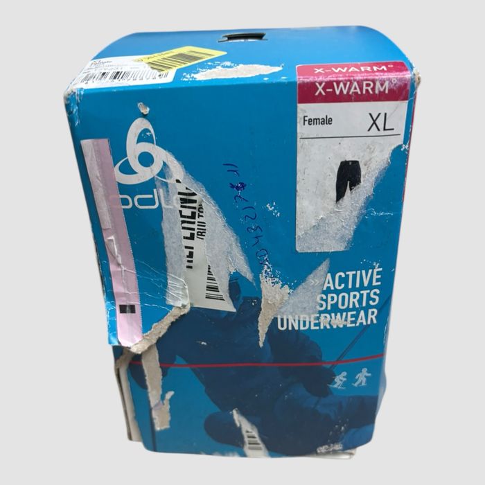 Calças Interiores Térmicas Odlo X-Warm Mulher XL para Esqui e Inverno
