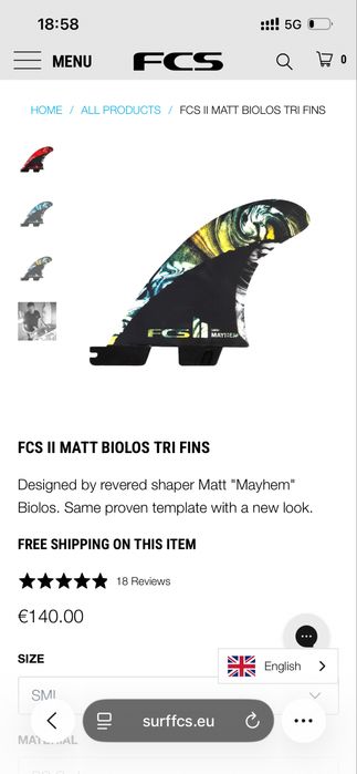 FCS II  Mayhem Small  Carbon
