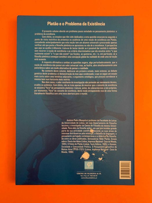 Platão e o Problema da Existência - António Pedro Mesquita