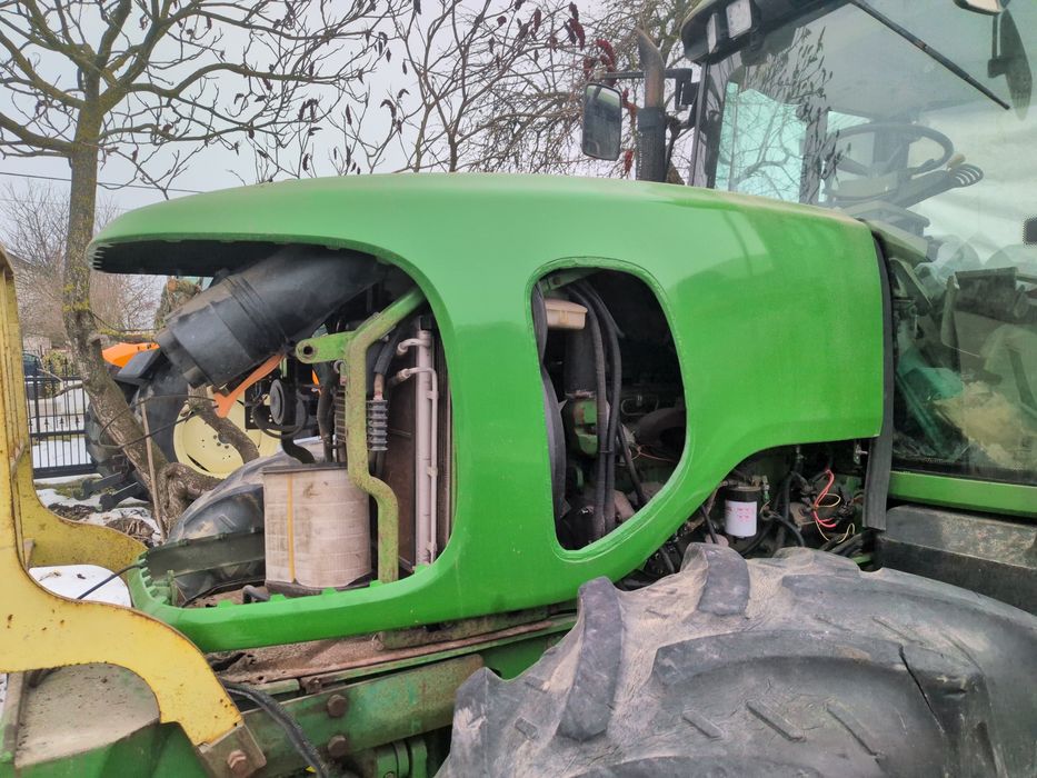 Maska John Deere 6620,6820,6920 -częsci- silnik,skrzynia,most