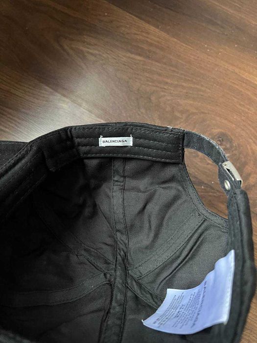 Balenciaga czapka z dzkiem czarna cap nowa uniseks