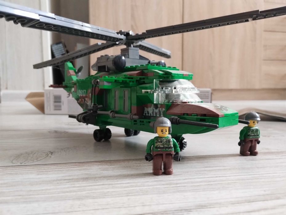 Klocki Blocki MyArmy Helikopter Wojskowy