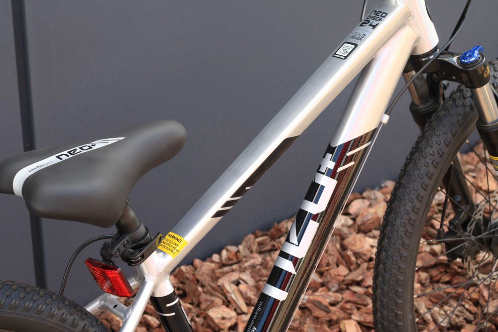 Велосипед 24 Apollo NEO Disc+ 7s boys Polished Alloy