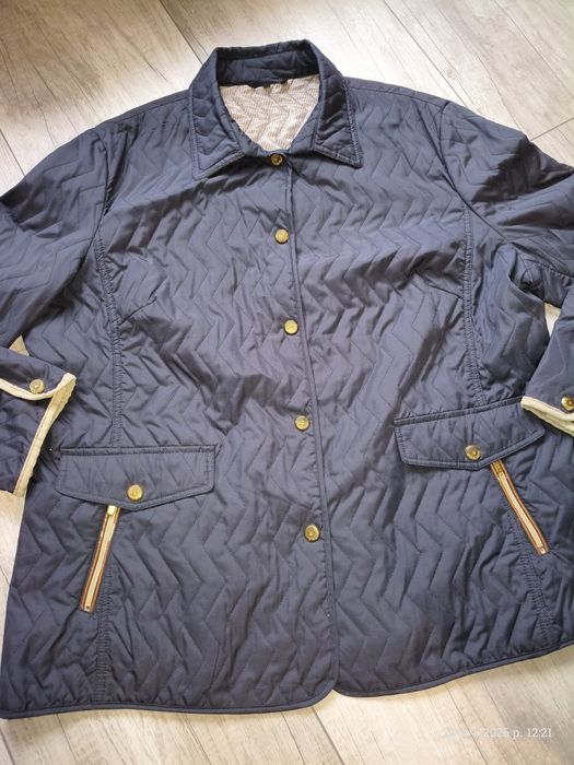 Жіноча стьобана куртка вітровка Valino р.56-58, весняна курточка батал