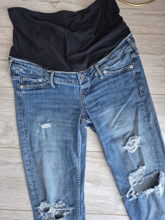 Spodnie ciążowe jeansy H&M mama jak nowe