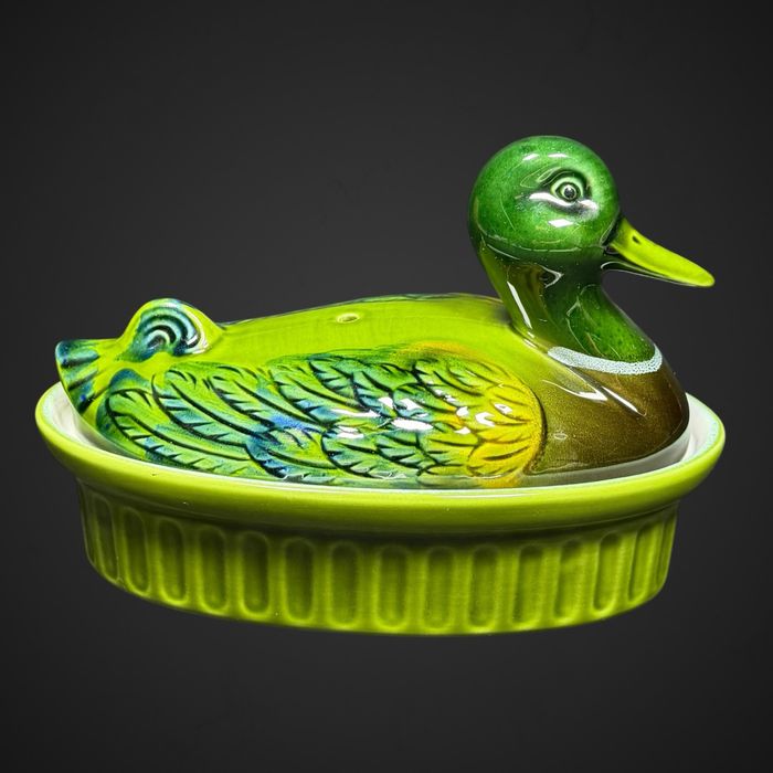 Ceramiczna Kaczka Terrina Francja Pojemnik B6/021543