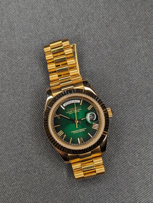 Seiko mod daydate złoty cygan 40mm rodzina Soprano