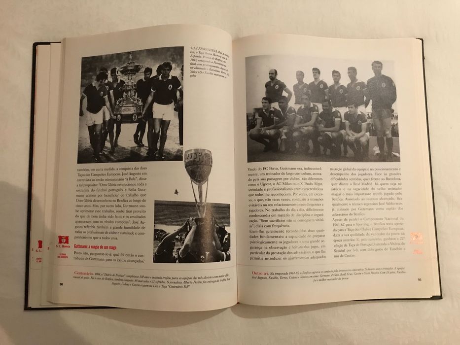Livro "Sport Lisboa e Benfica "