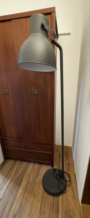 IKEA HEKTAR lampa podłogowa ciemnoszara