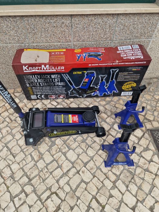 Conjunto de macaco 4 toneladas e preguiças de 3 novos