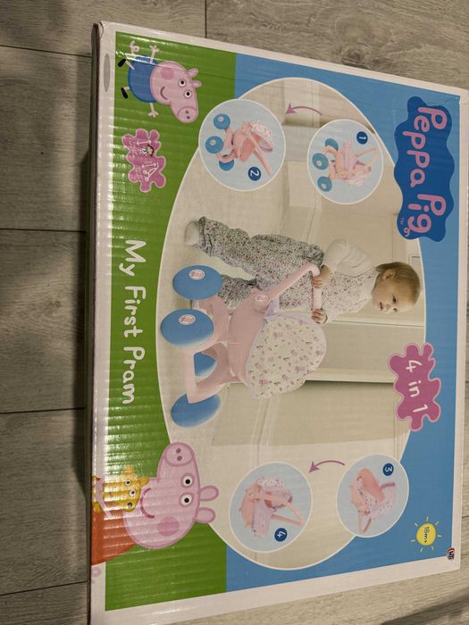 wózeczek dla dziecka - Peppa Pig my first pram 4 w 1