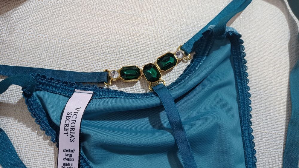 L nowe Victoria's Secret majtki strappy