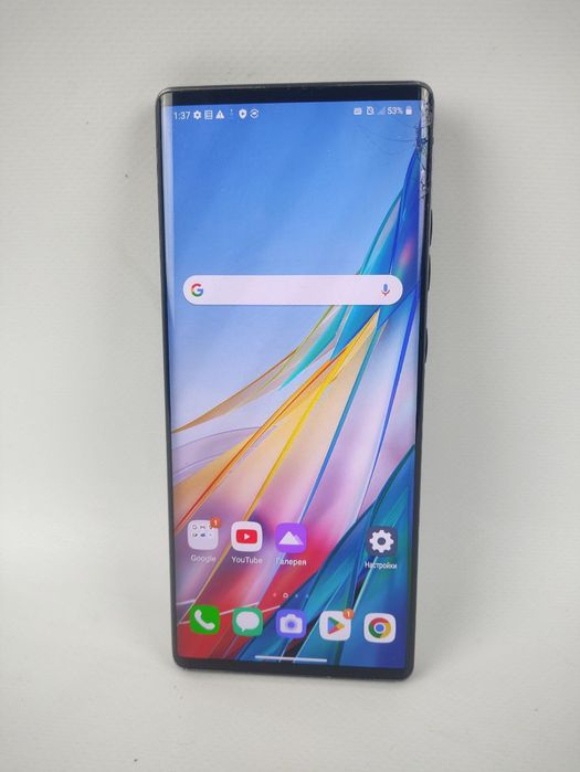 LG Wing 5G LM-F100N 8/128Gb Aurora Gray,Snapdragon 765G 1sim