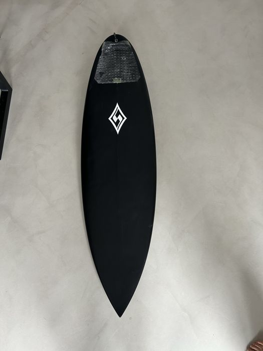Silver surfboard