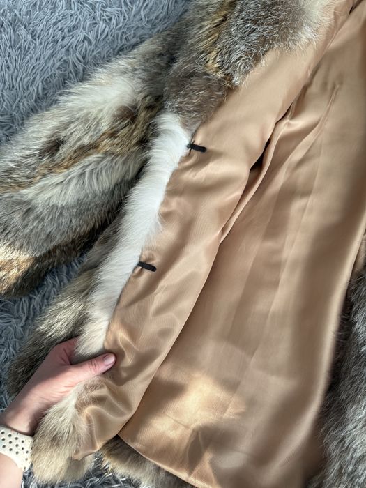 Шубка з натурального хутра лисиці