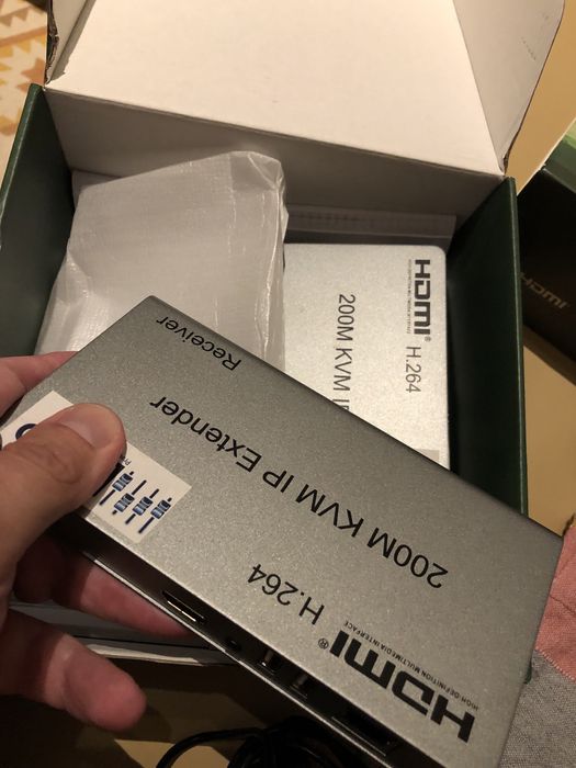 Extensor HDMI 200 mts via rj45