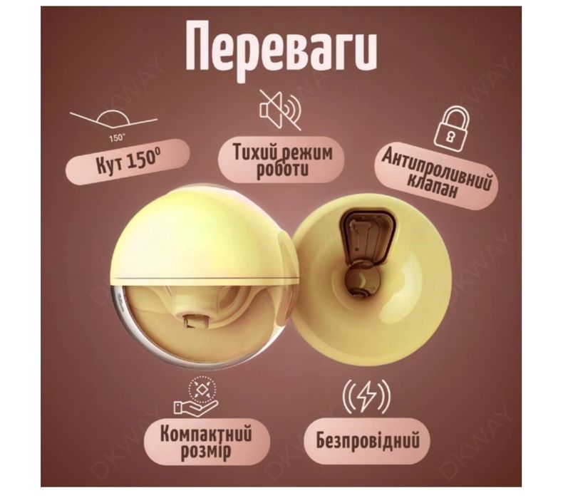 Молоковідсмоктувач безпровідний (молокоотсос)