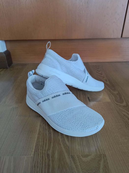 Buty sportowe siateczkowe adidas białe r. 36