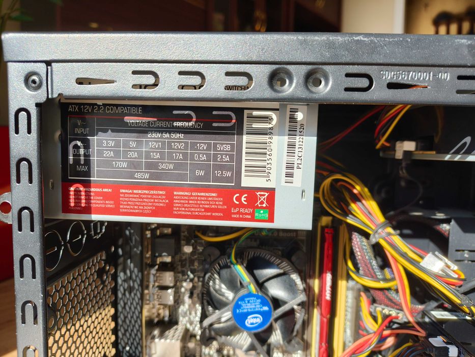 Komputer Intel i5-4460 Ram 8GB SSD 128GB + 256GB