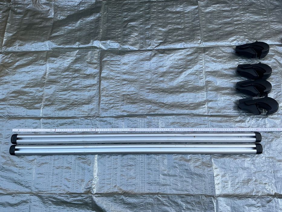 Belki Thule na relingi otwarte 114 cm.