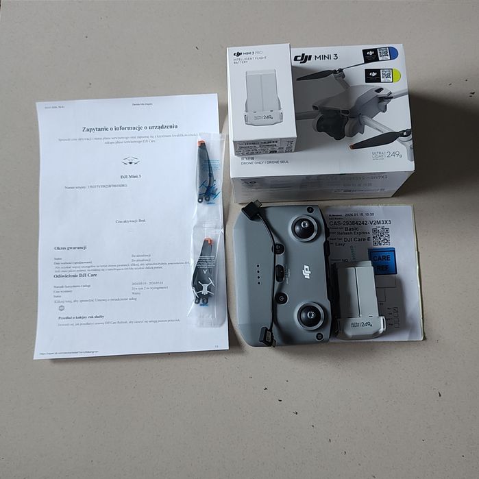 DJI Mini 3 – NOWY z serwisu (Folia)