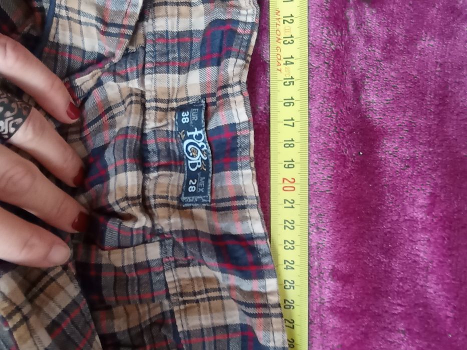 Spódniczka mini w kratkę