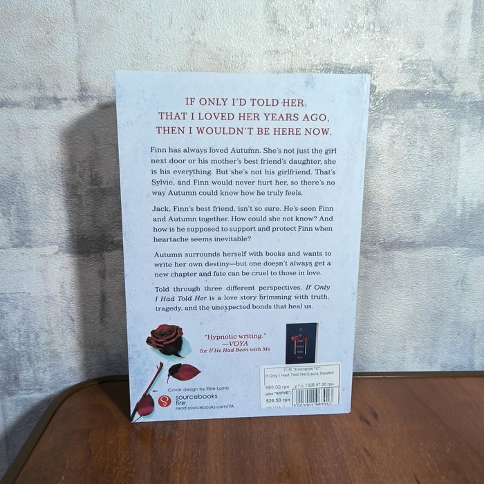 Книга "If only I had told her" Laura Nowlin