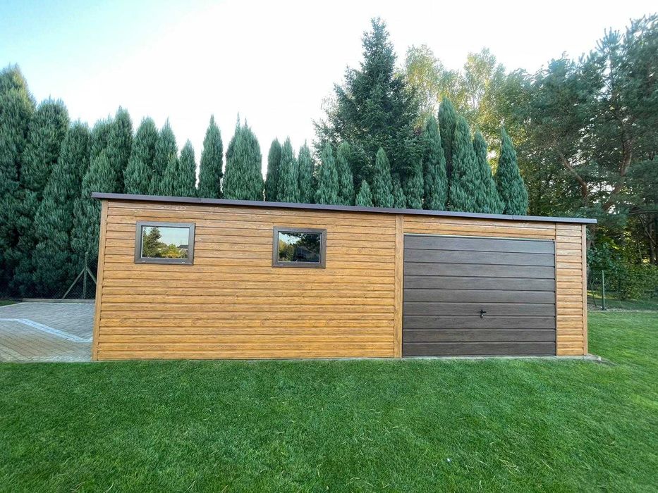 Domek Ogrodowy 6x3.5 6x4 3x4 3x5 4x6 Garaż Blaszany Producent